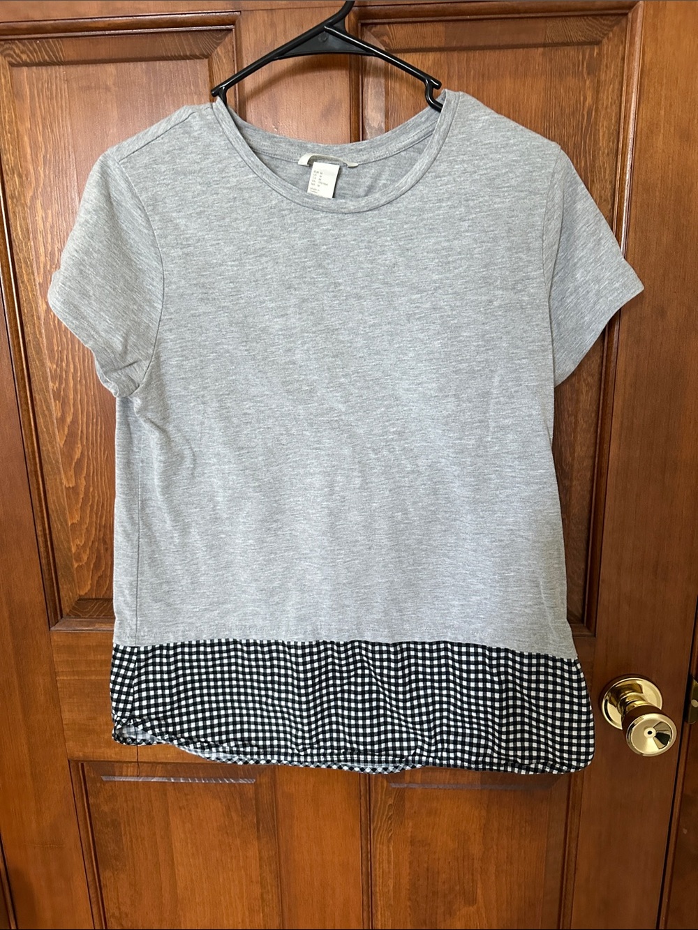 H&M Light Heather Gray Crew Neck Tee